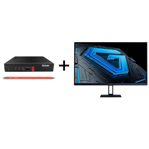 Lenovo M720Q Tiny: i5-8400T 1.70GHz/8G/250GB SSD + Xiaomi Monitor 27"